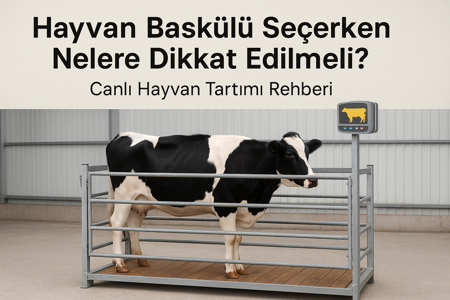 Hayvan Baskülü Seçimi Nasıl Yapılır?