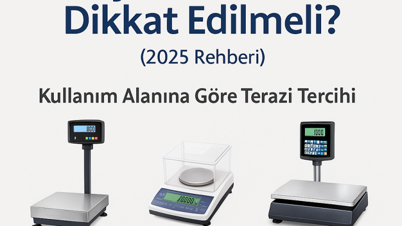 Elektronik Terazi Seçerken Nelere Dikkat Edilmeli?