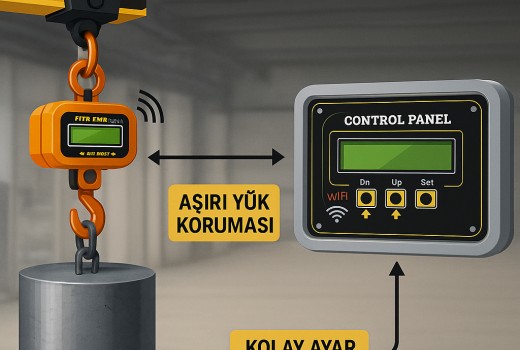 Vinç Kantarlarında Güvenlik: RF Kontrollü Aşırı Yük Koruma Sistemleri