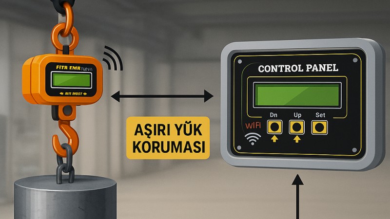 Vinç Kantarlarında Güvenlik: RF Kontrollü Aşırı Yük Koruma Sistemleri
