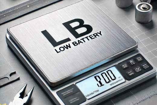 Dijital Tartıda LB (Low Battery) Ne Demek? Düşük Pil Uyarısı