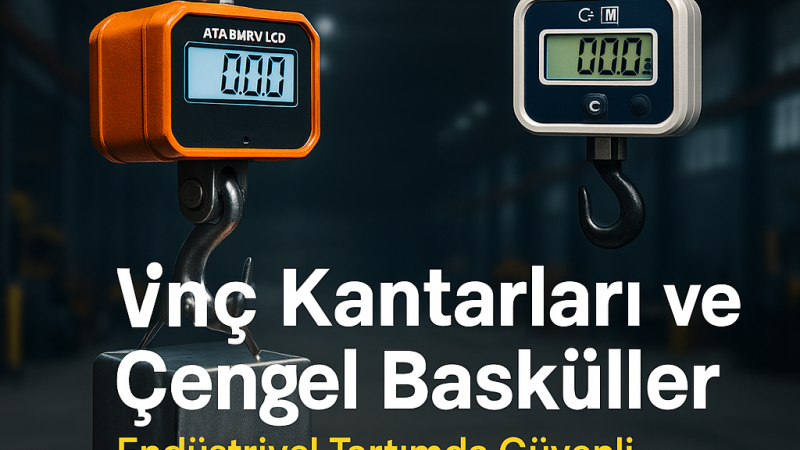Vinç Kantarları ve Çengel Basküller – Endüstriyel Tartım Sistemleri