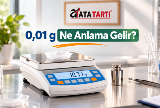 0,01 g Hassas Terazide Minimum Tartım Kaç Gramdır? d, e, Min ve Tekrarlanabilirlik Rehberi
