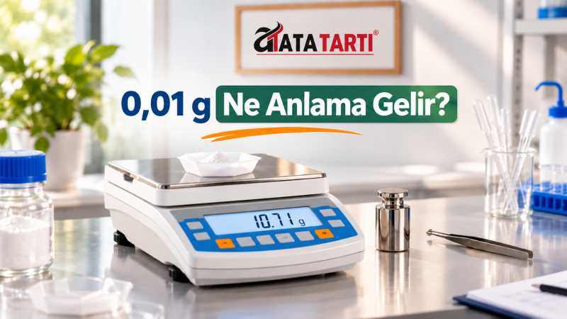 0,01 g Hassas Terazide Minimum Tartım Kaç Gramdır? d, e, Min ve Tekrarlanabilirlik Rehberi