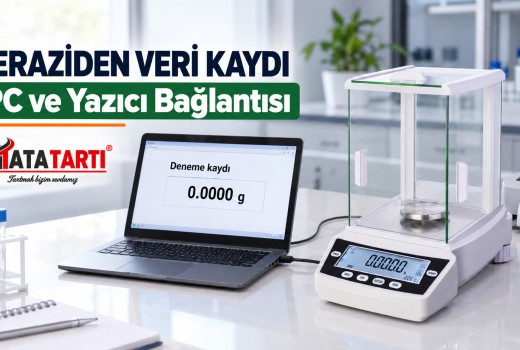 Analitik Teraziden Veri Kaydı: PC ve Yazıcı Bağlantısı
