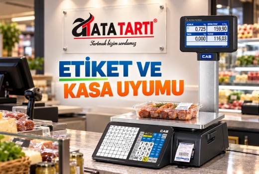 Barkodlu Terazi Nasıl Çalışır? Etiket, PLU ve Kasa Uyumu