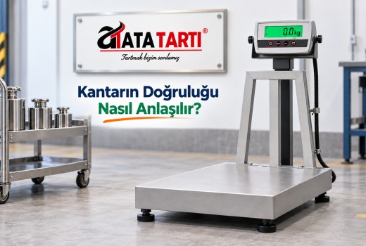 Endüstriyel Kantar Doğruluğu: Taksimat, Hata ve Tolerans
