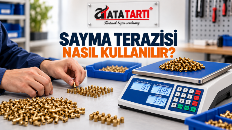Sayma Terazisi Nasıl Kullanılır? Örnekleme ve Dara Rehberi