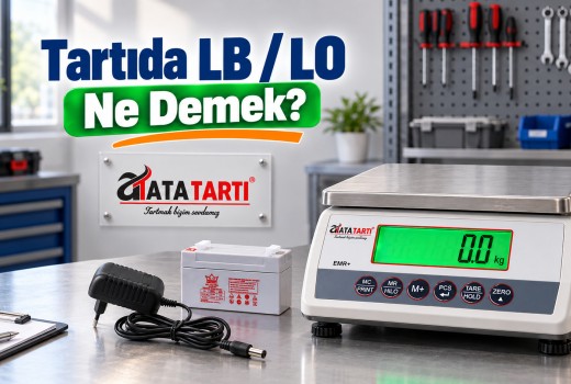 Tartıda LB / LO Ne Demek? Pil ve Akü Kontrol Rehberi