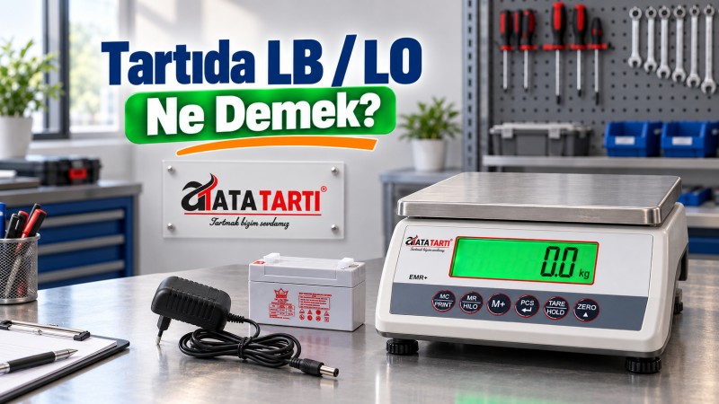 Tartıda LB / LO Ne Demek? Pil ve Akü Kontrol Rehberi