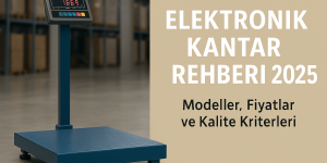 Elektronik Kantar Rehberi 2025 – Endüstriyel Tartımda Doğruluk ve Kalite