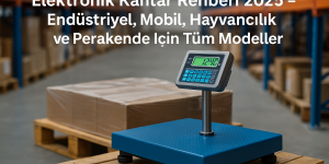 Elektronik Kantar Rehberi 2025 – Endüstriyel, Mobil, Hayvancılık ve Perakende İçin Tüm Modeller