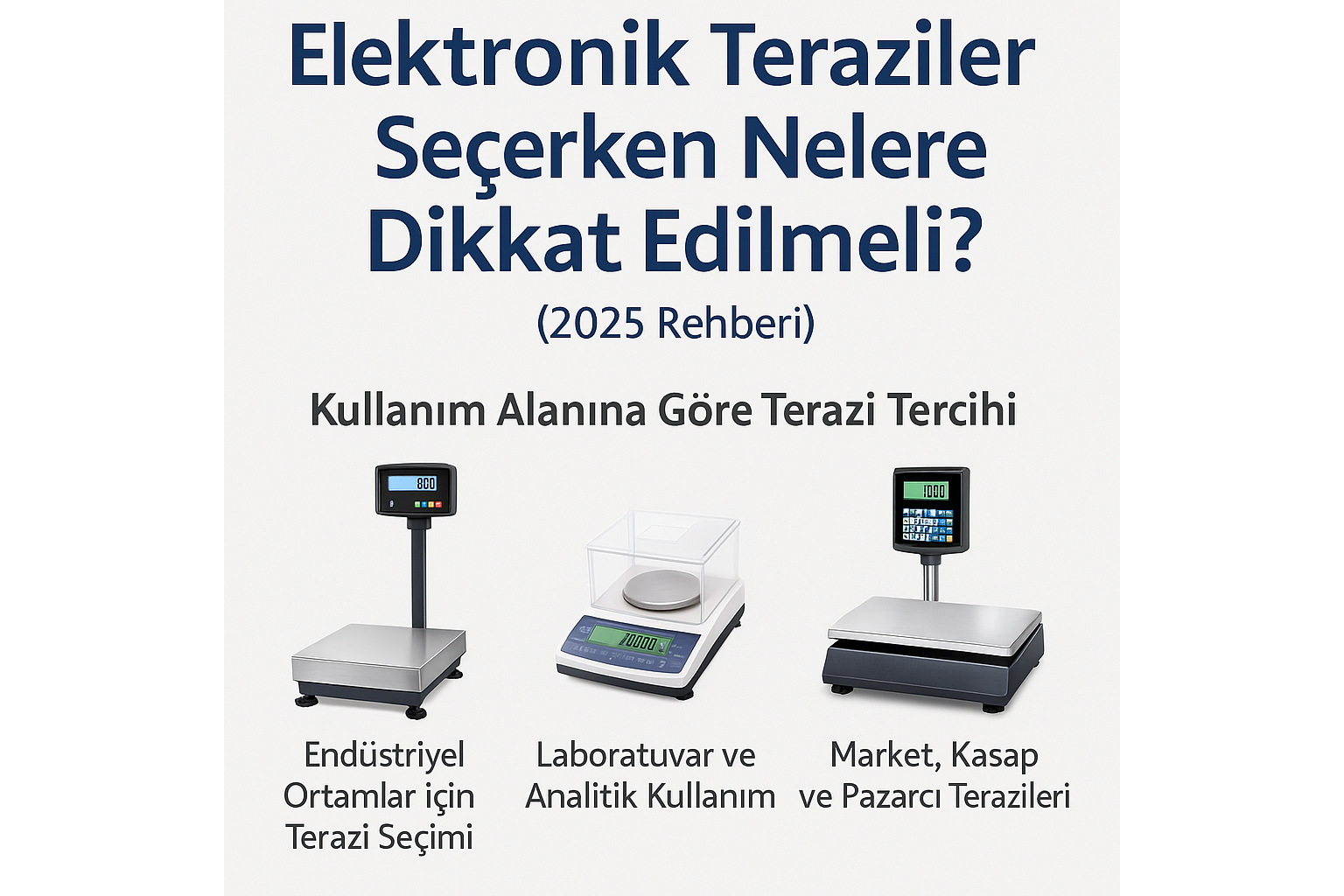 Elektronik Terazi Seçerken Nelere Dikkat Edilmeli?