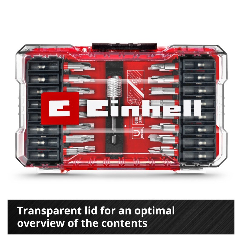 Einhell M-CASE 33 Parça S2 Bits Uç Seti 50 mm 49118903 set içeriği