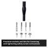 Einhell 33 Parça Hassas Bits ve Elektronik Onarım Seti 49115010 set içeriği