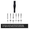 Einhell 66 Parça Hassas Bits ve Elektronik Onarım Seti 49115030 set içeriği