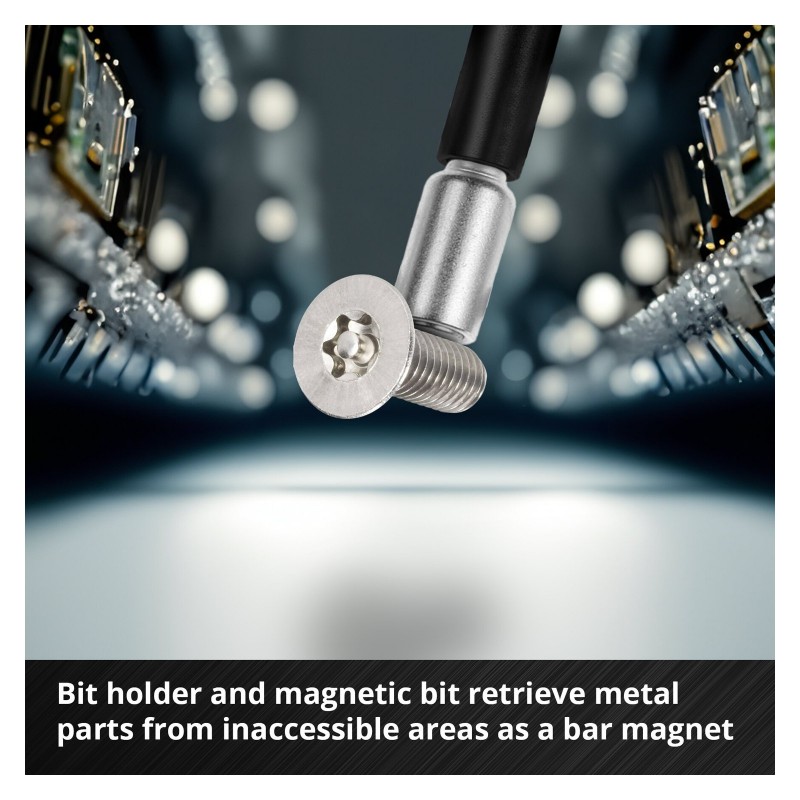 Einhell 66 Parça Hassas Bits ve Elektronik Onarım Seti 49115030 set içeriği