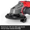 Einhell PROFESSIONAL AXXIO 18/125 Akülü Avuç Taşlama ürün görünümü