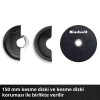 Einhell PROFESSIONAL AXXIO 18/150 Akülü Avuç Taşlama ürün görünümü
