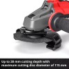 Einhell PROFESSIONAL AXXIO 18/115 Akülü Avuç Taşlama ürün görünümü