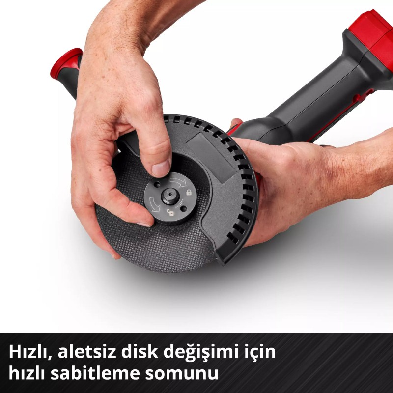 Einhell PROFESSIONAL TP-AG 18/125 CE Q Li - Solo Akülü Avuç Taşlama ürün görünümü