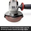 Einhell TE-AG 18/115-2 Li - Solo Akülü Avuç Taşlama ürün görünümü