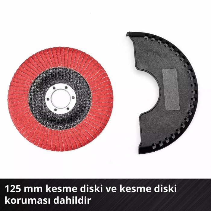 Einhell PROFESSIONAL TP-AG 18/125 F Li BL - Solo Akülü Avuç Taşlama
