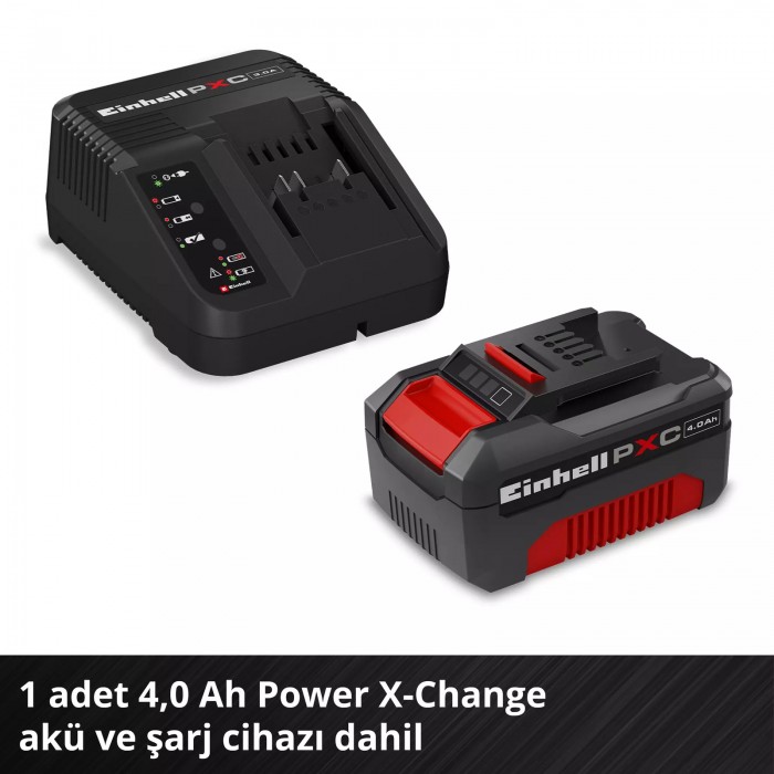 Einhell TE-AG 18/125-2 Li (1x4,0 Ah) Akülü Avuç Taşlama