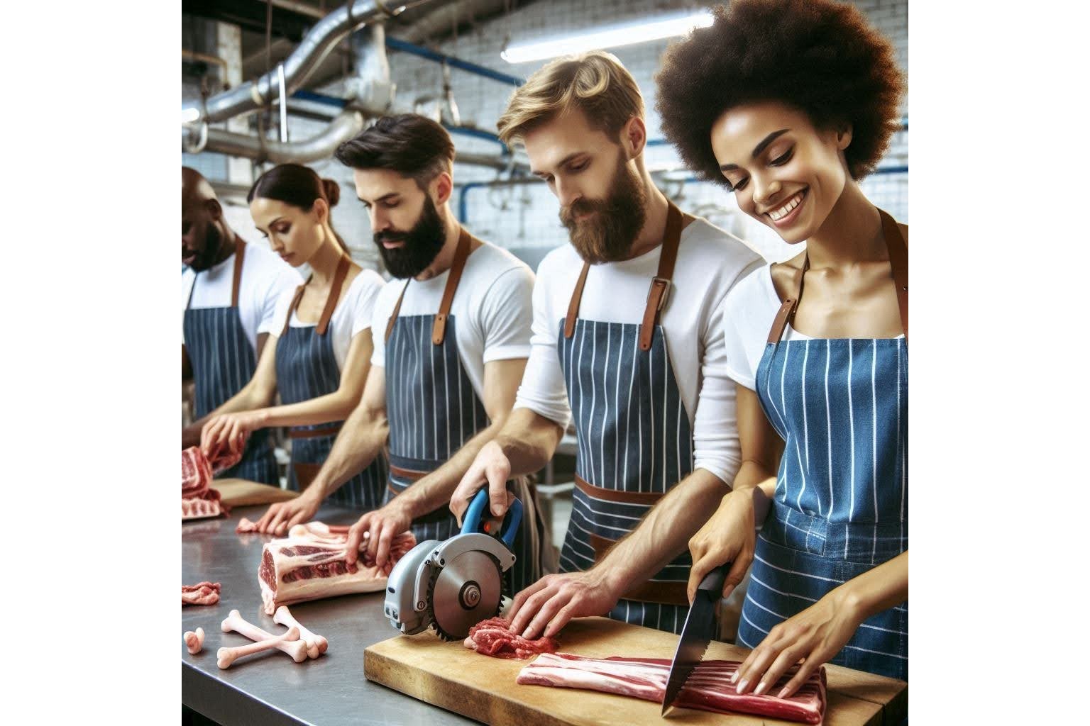 “Et İşleme Tesislerinde Kullanılan Testere ve Hızarlar: Kesimhanelerdeki Güçlü Ekipmanlar”