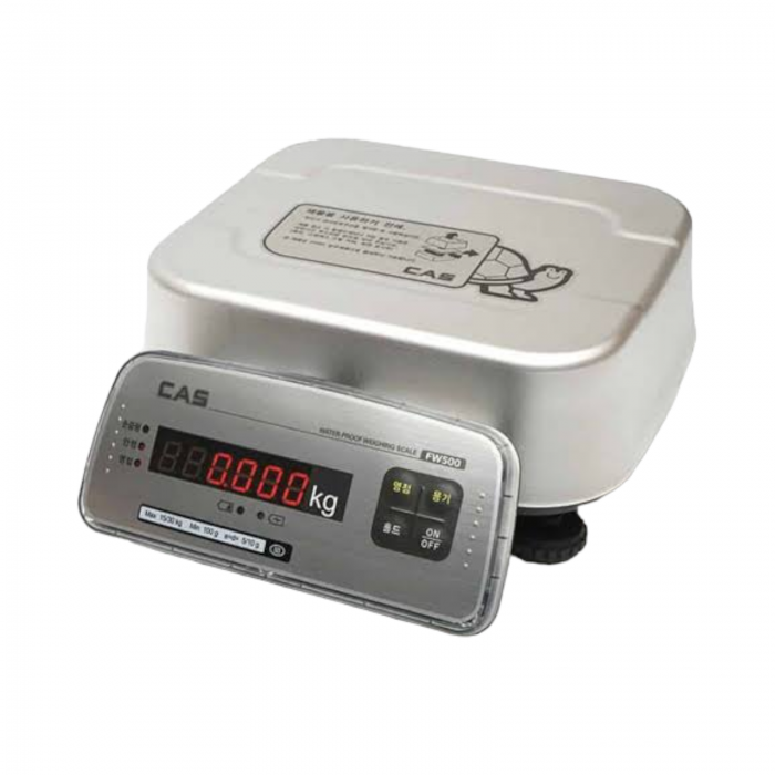 CAS FW500-E IP68/69K Paslanmaz Platform Terazisi – 6/15/30 kg