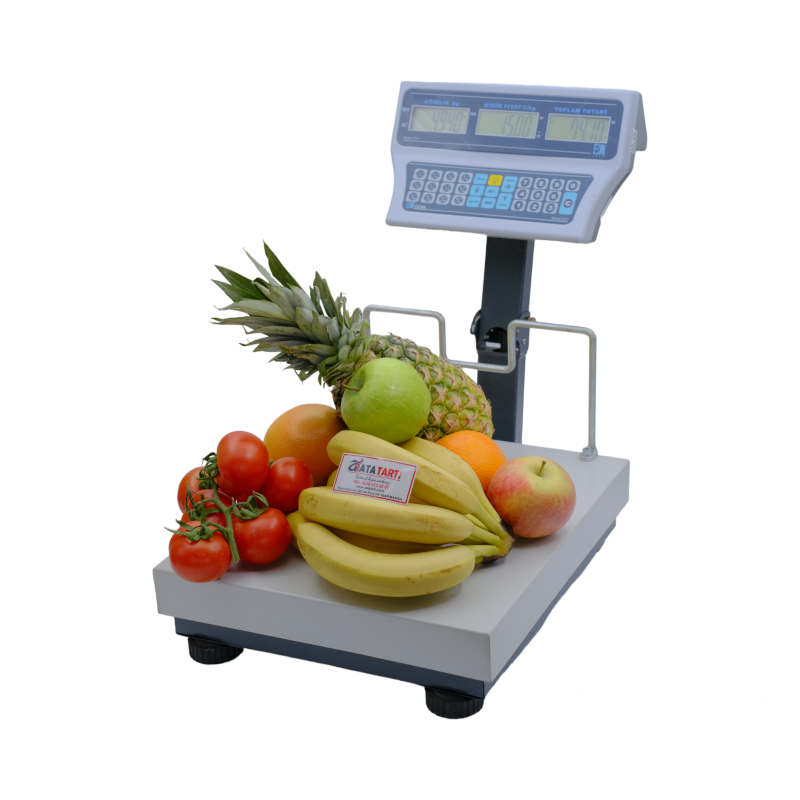 Betsa CEVA 1071 elektronik terazi, 30–60–150 kg, 35×40 cm kefe