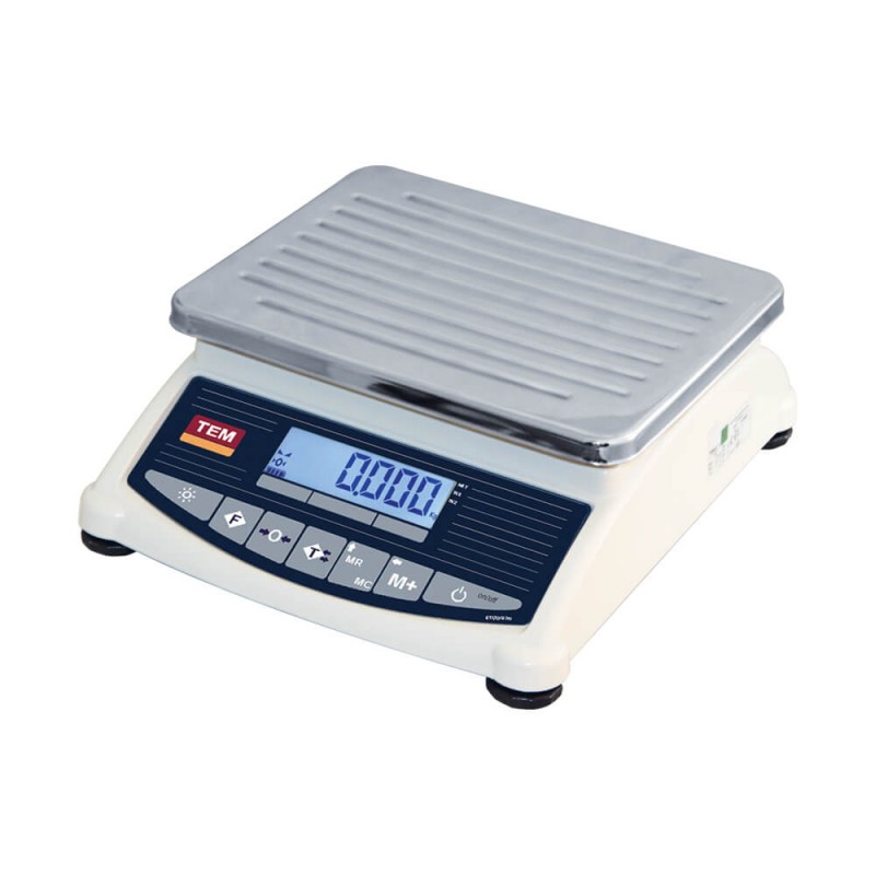 TEM ATA Serisi LCD Tartım Terazisi – 30/60/120 kg, 28×34 cm paslanmaz kefe