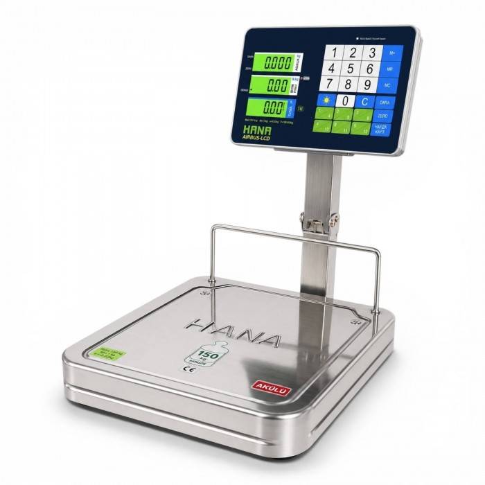 HANA AIRBUS-LCD Fiyat Hesaplamalı Baskül