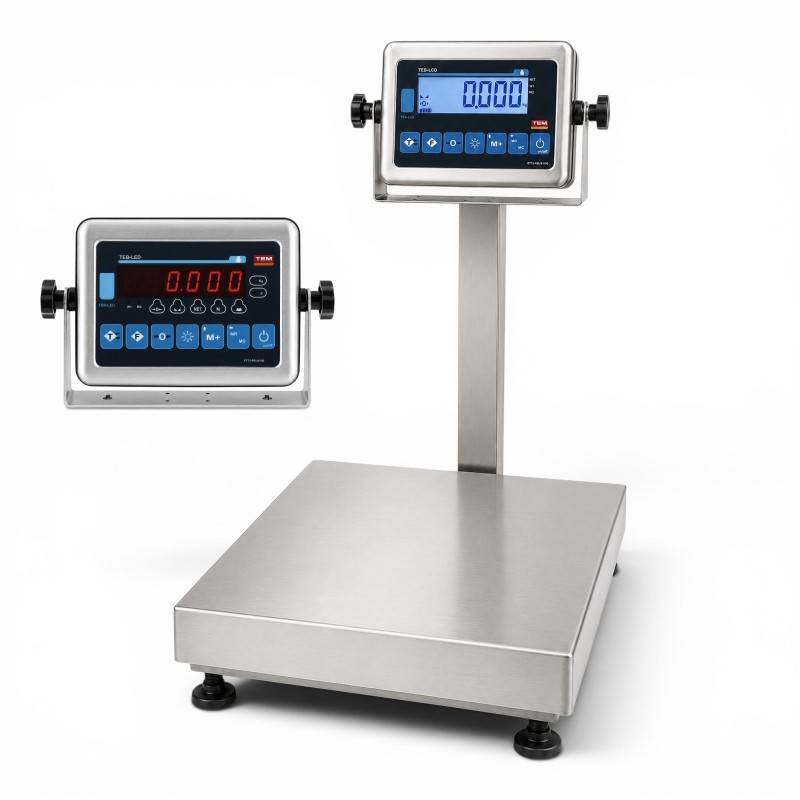 TEM M onaylı 30×40 cm paslanmaz baskül ve paslanmaz load cell