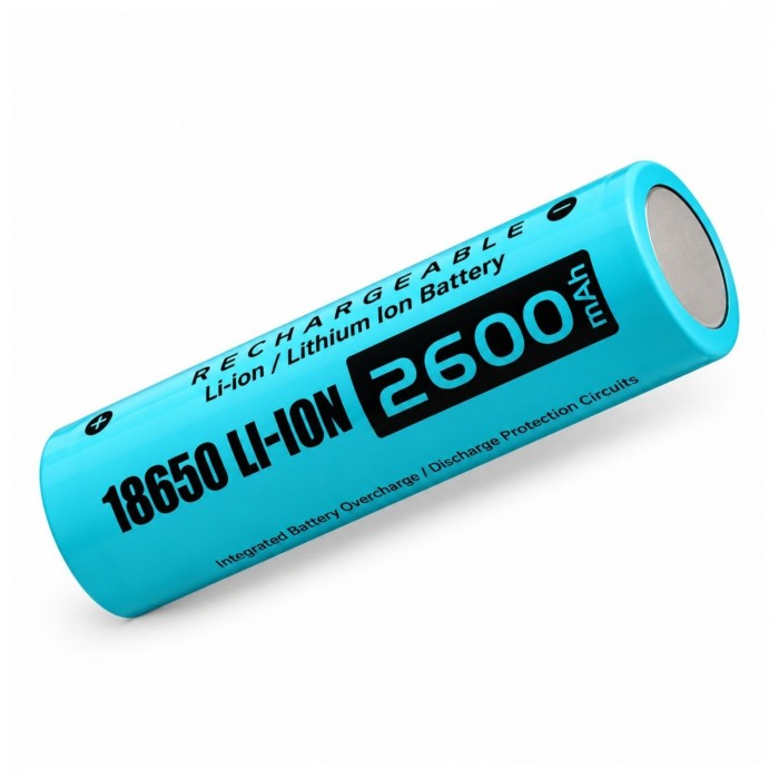 18650 3,7 V 2600 mAh Şarjlı Pil