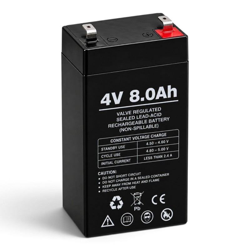 TEM 4 V 8 Ah Terazi Aküsü şarj edilebilir kuru akü