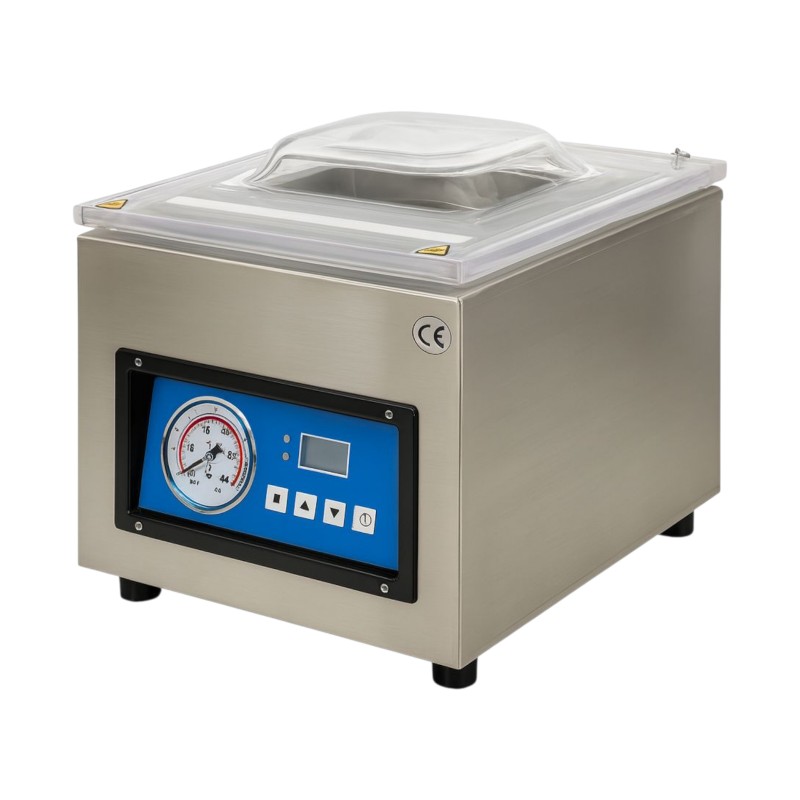 Propack HVC-260T/1A paslanmaz masaüstü tek çene vakum makinesi 26 cm