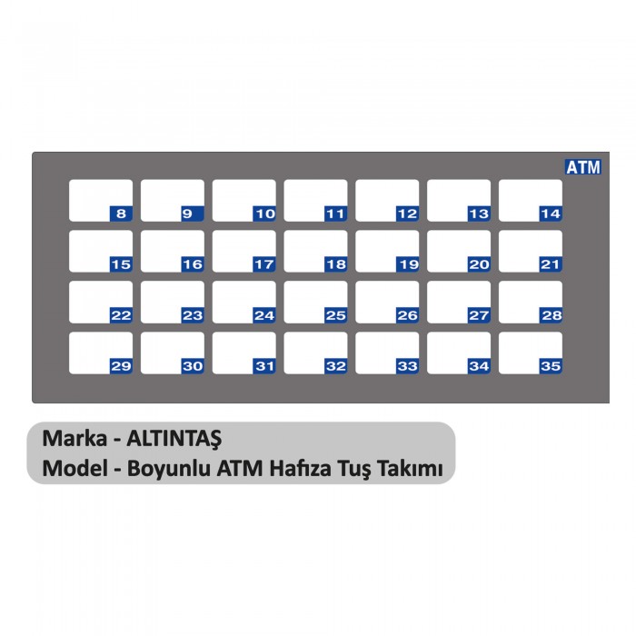 Altıntaş Boyunlu Atm Hafıza Tuş Takımı