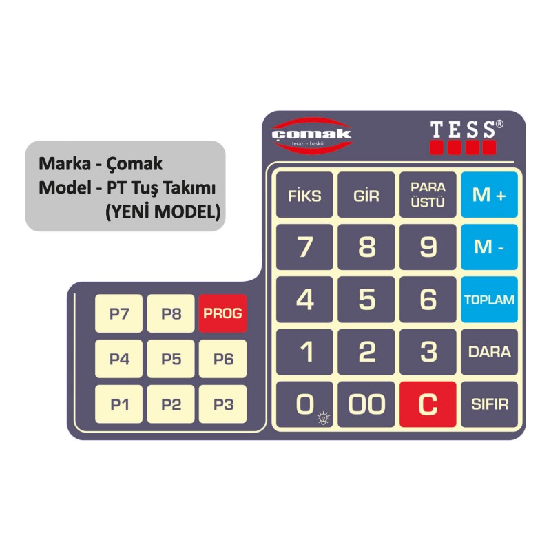 Çomak Pt Tuş Takımı Yeni Model