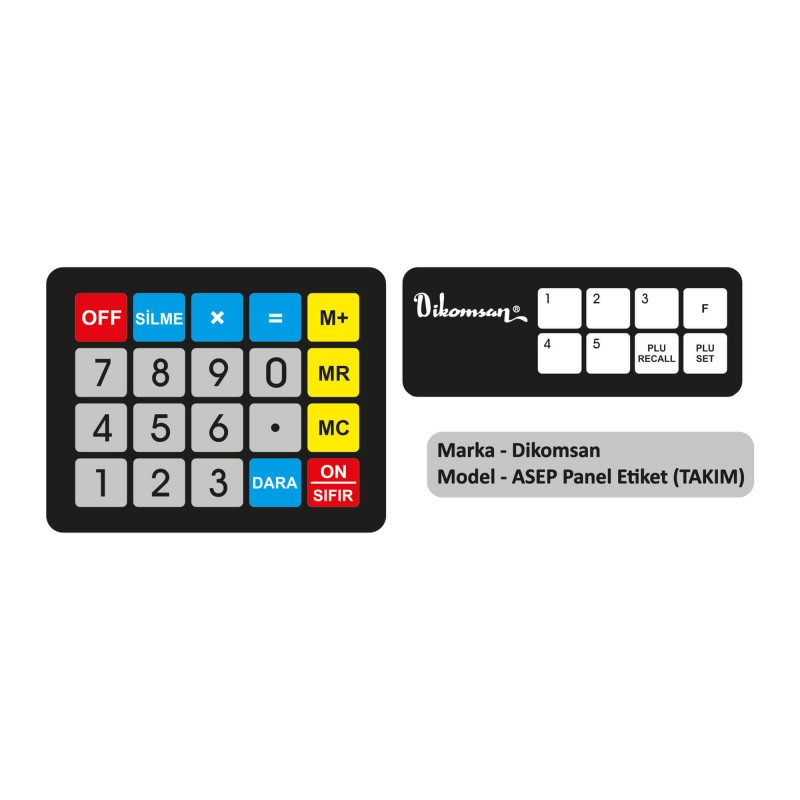 Dikomsan Asep Panel Etiket Takımı