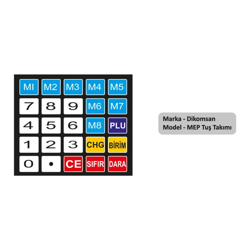 Dikomsan Mep Tuş Takımı