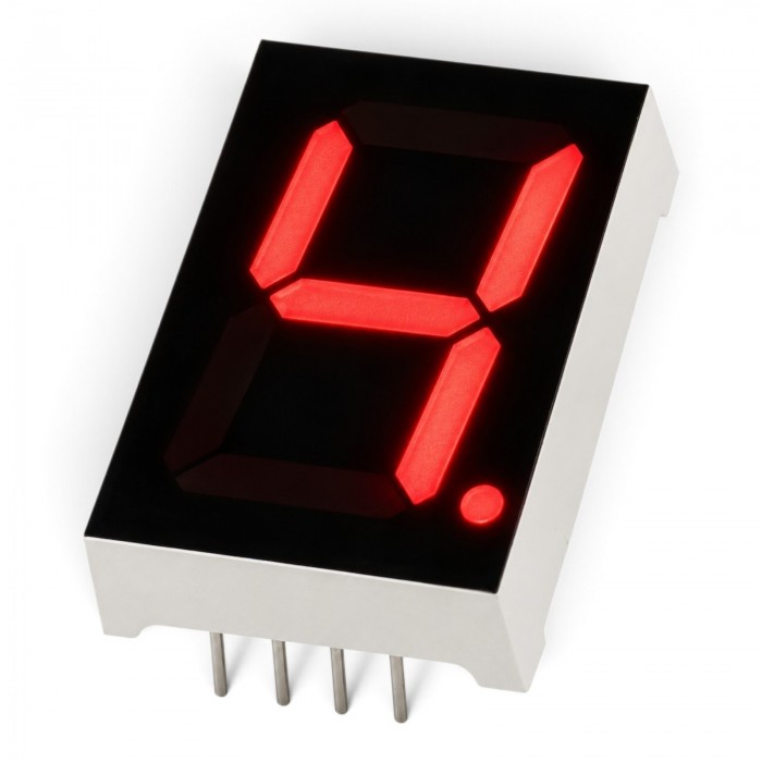 TEM 20 mm 1 Dijit LED Display