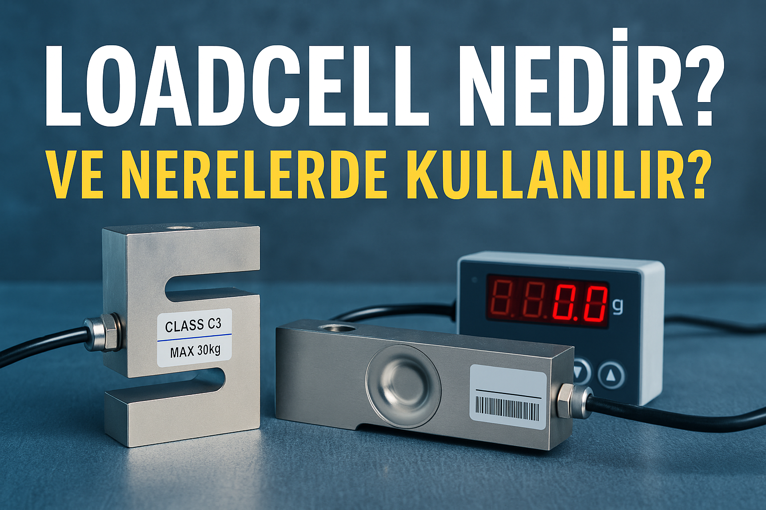 Loadcell Nedir? (Yük Hücresi) Nasıl Çalışır ve Nerelerde Kullanılır