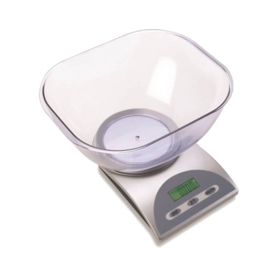 NECKLIFE EK3250 5 kg LCD mutfak terazisi, ayrılabilir plastik kefeli