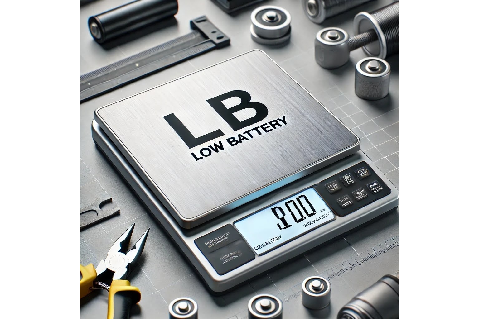 Dijital Tartıda LB (Low Battery) Ne Demek? Düşük Pil Uyarısı