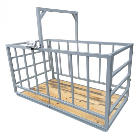 Ata Tartı Büyükbaş Hayvan Baskülü 100×240 cm 1–2–3 Ton (120 cm Kafes)