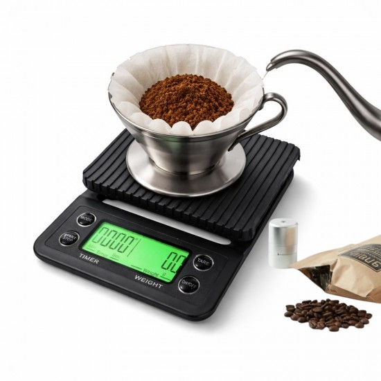 MS-K07 Zamanlayıcılı Dijital Kahve Tartısı 3kg / 0.1g