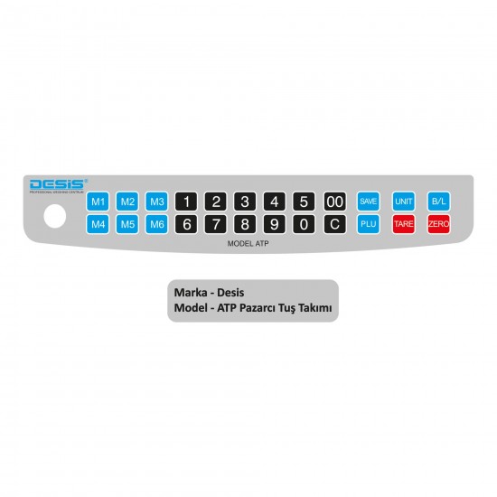 Desis Atp Pazarcı Tuş Takımı 