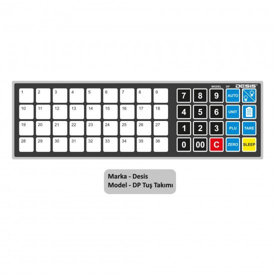 Desis Dp Tuş Takımı 