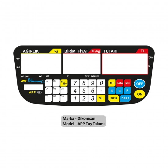 Dikomsan App Tuş Takımı